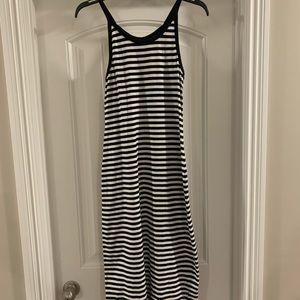 Striped cotton dress